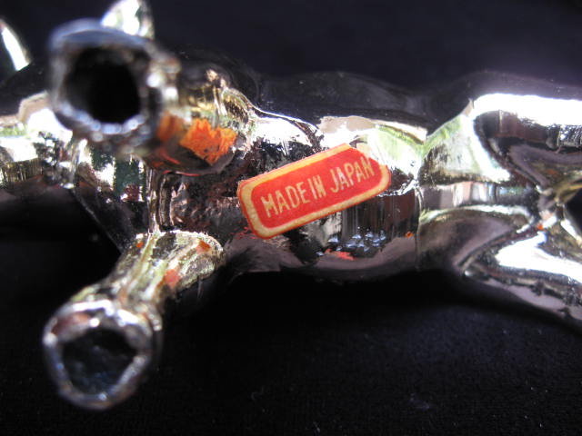 Vintage Gold Tone Bull Bottle Opener & Corkscrew