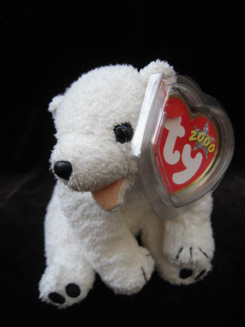 Ty Aurora The Polar Bear Retired Beanie Baby