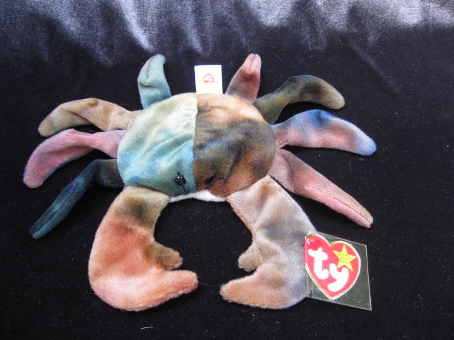 Ty Claude The Crab Retired Beanie Baby