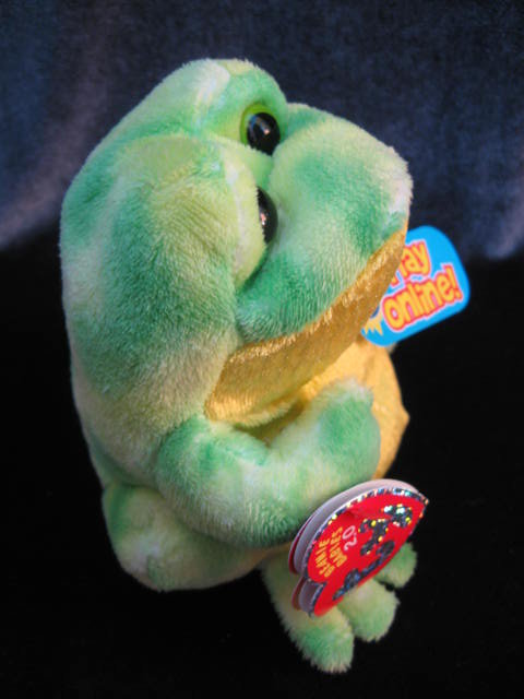 Ty Jumps The Yellow & Green Frog Beanie Baby