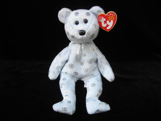 Ty Flaky The Snowflake Bear Beanie Baby