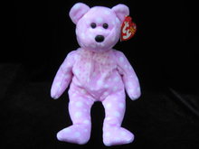 Ty Fizz The New Years Eve Bear Retired Beanie Baby