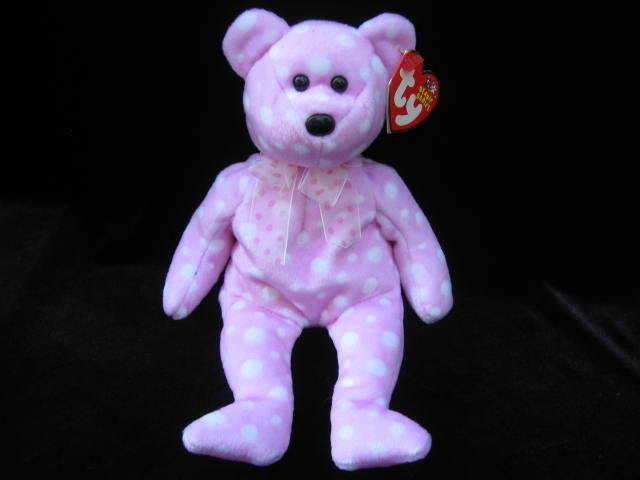 Ty Fizz The New Years Eve Bear Retired Beanie Baby