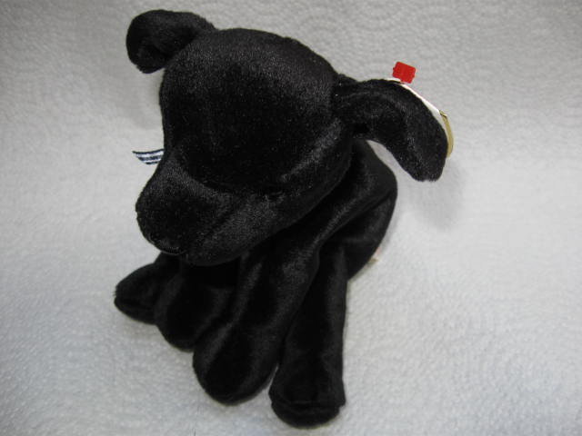 Ty Luke The Black Lab Pup Puppy Dog Retired Beanie Baby