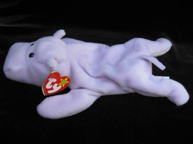 Ty Happy The Hippo Retired Beanie Baby