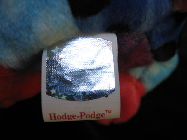 Ty Hodge-Podge The Dog Retired Beanie Baby