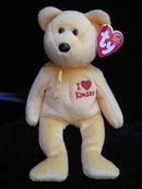 Ty KANSAS I Love Kansas Bear Retired Beanie Baby