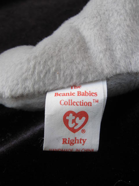 Ty Original Righty The Republican Elephant Retired Beanie Baby