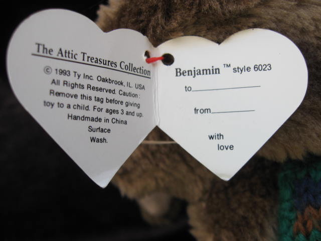 Ty Benjamin Rabbit Attic Treasure