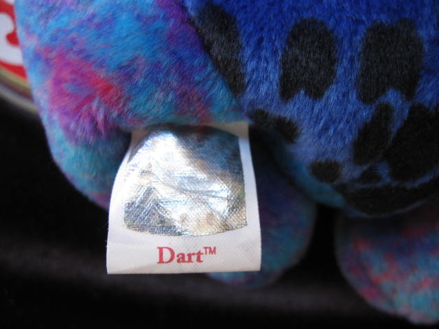 Ty Dart The Blue Frog Beanie Baby