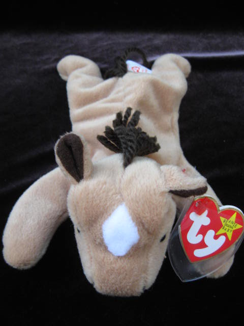 Ty Derby Horse Yarn Mane & Star Retired Beanie Baby