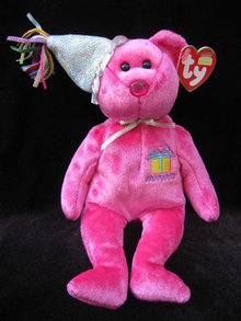 Ty January Birthday Bear Beanie Baby