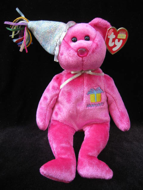Ty January Birthday Bear Beanie Baby