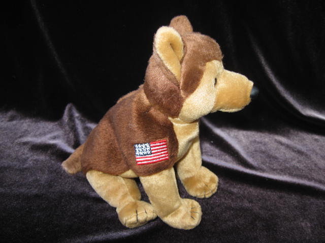 Ty Courage The German Shepherd Red Cross Rescue Dog Beanie Baby