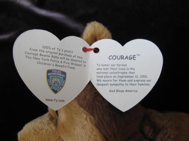 Ty Courage The German Shepherd Red Cross Rescue Dog Beanie Baby