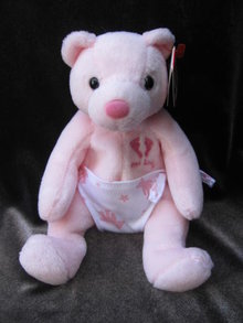 Ty It's A Girl Baby Girl Beanie Baby