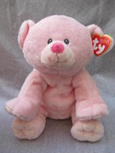 Ty Pluffies Woods The Pink Teddy Bear Plush
