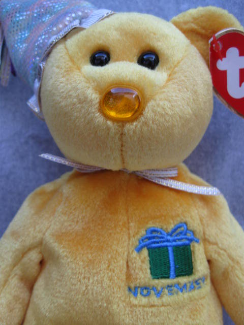 Ty November Birthday Bear Beanie Baby