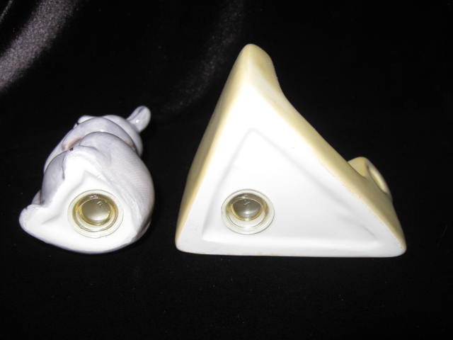 Mouse With Cheese Salt & Pepper Shakers