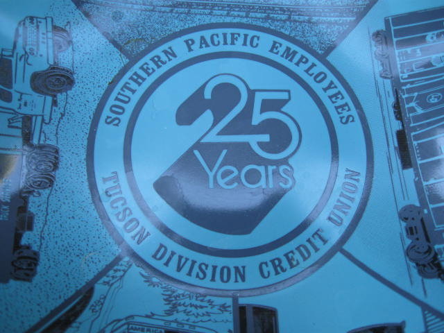 Southern Pacific 25 Years Ruffled Candy Dish