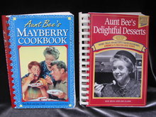 2 Cook Books Aunt Bee's Mayberry Cookbook & Aunt Bee's Delightful Desserts