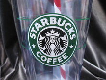 Starbucks 2010 Christmas Venti Candy Cane Cold Cup To Go Tumbler 20 OZ