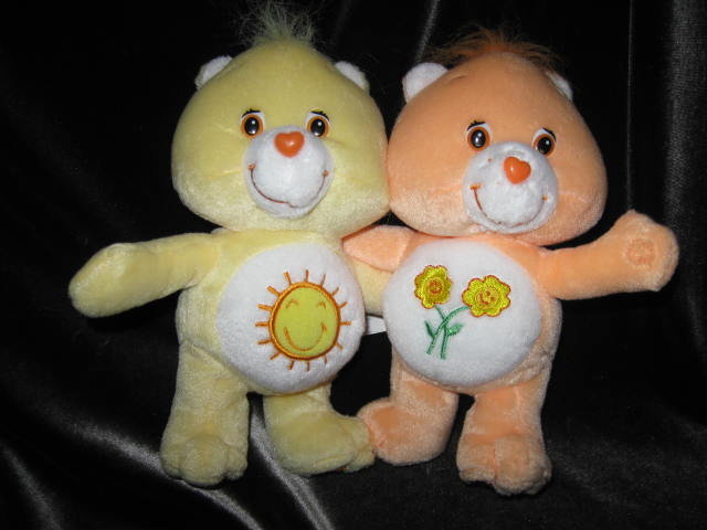 5 Cuddle Care Bears Grumpy, Birthday Bear & Take Care Bear, Funshine & Friend Care Bears Cuddle Pair Care Bears