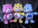 5 Cuddle Care Bears Grumpy, Birthday Bear & Take Care Bear, Funshine & Friend Care Bears Cuddle Pair Care Bears