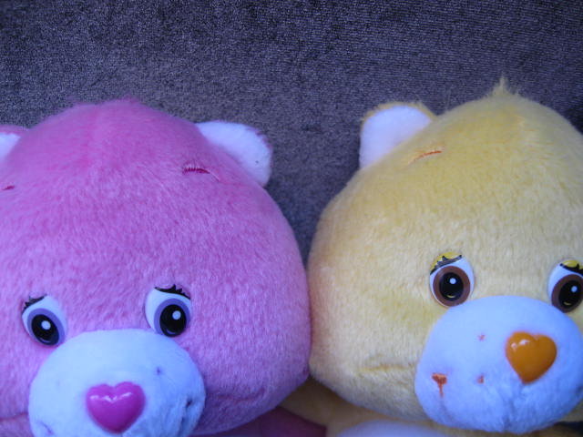 5 Cuddle Care Bears Grumpy, Birthday Bear & Take Care Bear, Funshine & Friend Care Bears Cuddle Pair Care Bears