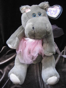 Ty Hippo Grace The Jointed Ballerina Hippopotamus Attic Treasure