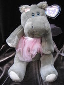 Ty Hippo Grace The Jointed Ballerina Hippopotamus Attic Treasure