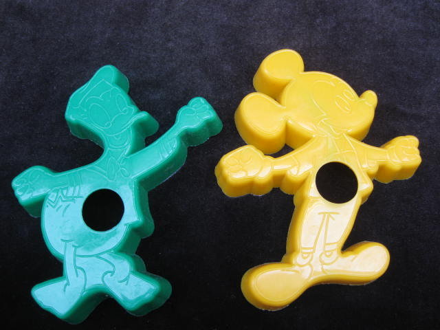 2 Vintage Disney Mickey Mouse Donald Duck Eagle Disney Productions Cookie Cutters