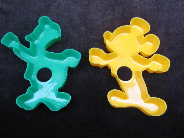 2 Vintage Disney Mickey Mouse Donald Duck Eagle Disney Productions Cookie Cutters