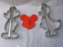 Large Mickey Mouse & Donald Duck - 3 Disney Cookie Cutters