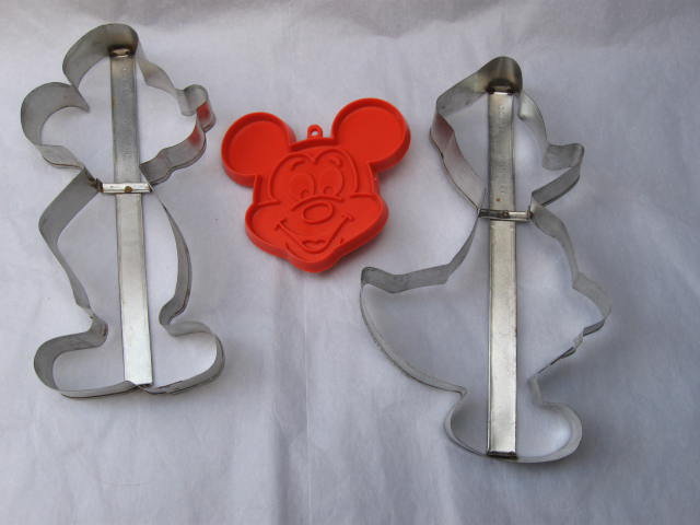 Large Mickey Mouse & Donald Duck - 3 Disney Cookie Cutters
