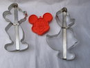 Large Mickey Mouse & Donald Duck - 3 Disney Cookie Cutters