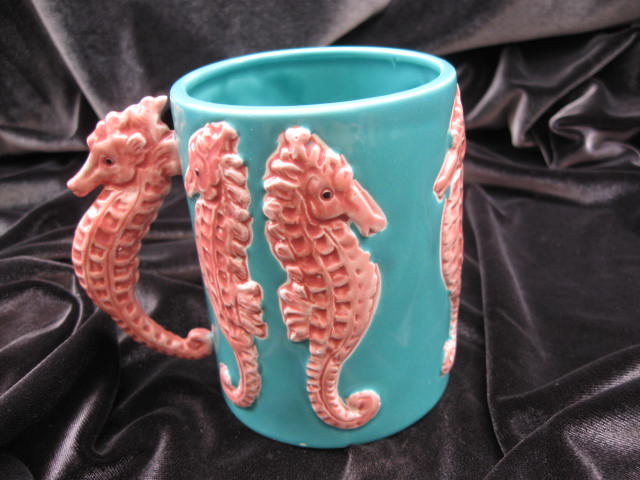 Vintage Five & Dime Seahorse Mug 1980's 3D