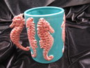 Vintage Five & Dime Seahorse Mug 1980's 3D