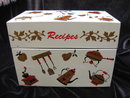 Vintage Ohio Art Kitchen Motif Recipe Box