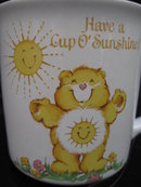 Vintage 1978 Funshine Care Bear Mug