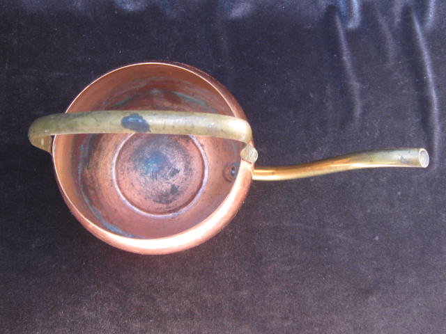Copper Watering Can With Brass Spout & Handle