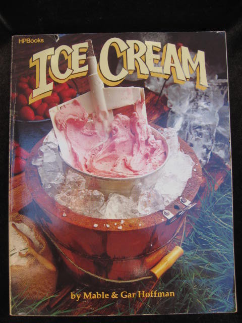 Vintage Ice Cream Recipes Cook Book Illustrated Cookbook