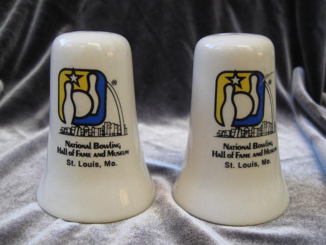 National Bowling Hall of fame and Museum Salt & Pepper Shakers