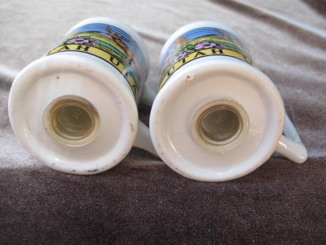 Souvenir State Utah Salt & Pepper Shakers