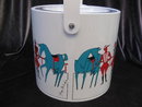 Vintage Georges Briard Polo Ponies & Players Ice Bucket