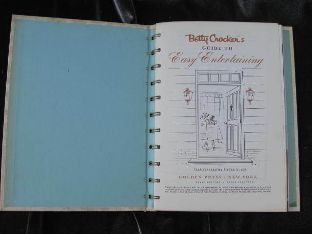 Betty Crocker's Guide To Easy Entertaining First Edition 1959