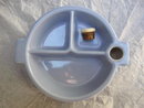 Vintage Baby's Ceramic Divided Warming Dish or Bowl