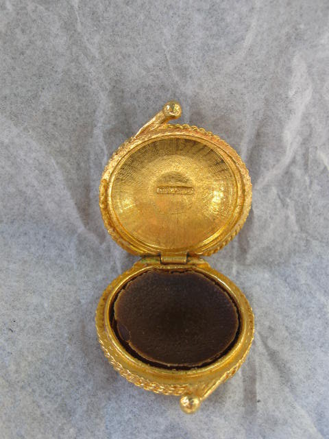 Estee Lauder Youth Dew Solid Perfume Gold Rope Compact