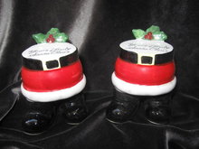 Vintage Yours Truly Santa Claus Salt & Pepper Shakers