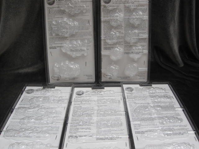 21 Wilton Pretzel & Lollipop Christmas & St. Patrick's Day Candy Kit Molds